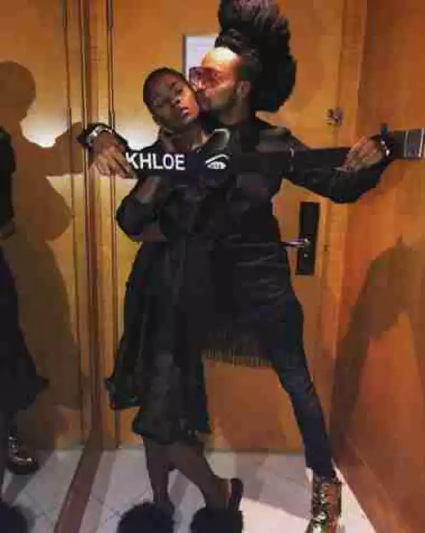 BBNaija: Khloe Reunites With Denrele After Disqualification From The House